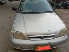 Suzuki Cultus 2003 alloy rim car urgent sale