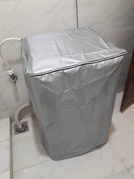 1 Peice Parachute Waterproof Top Loaded Washing Machine Cover Grey 2