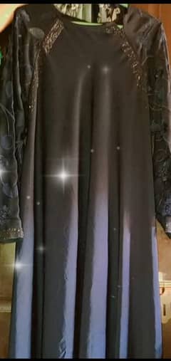 Stylish Abaya with Beautiful Scarf