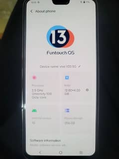 Vivo V23 5G 12 256 mint condition