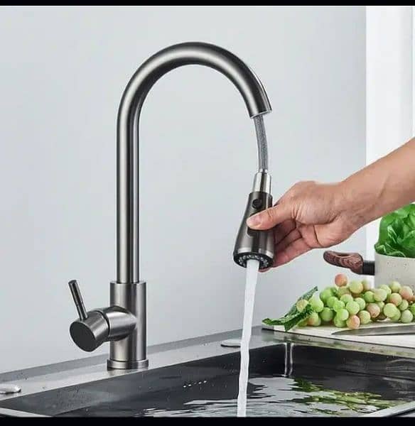 kitchen sink mixer pull out 3