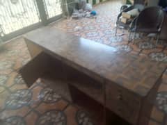 wood made counter