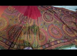 heavy embroidered saree