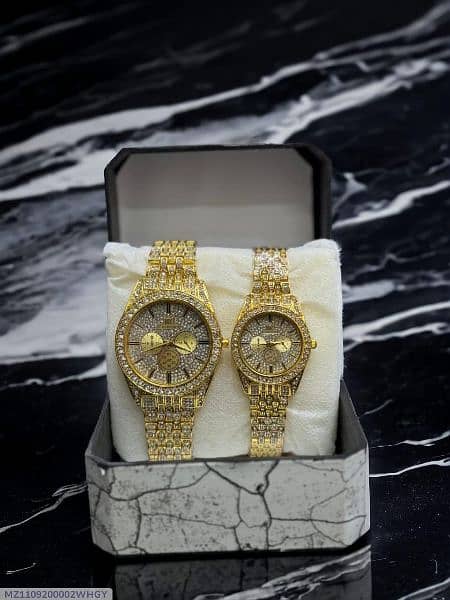 Diamond Stone Couple Watches 3