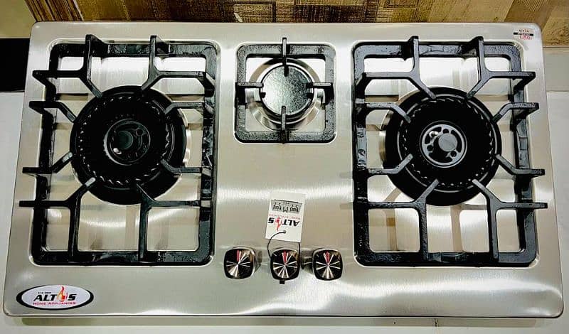 gray nite marble and 3D  automatic  stove 17