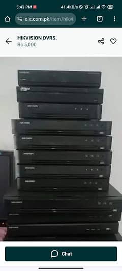 original hikvision 4 channel Dvrs