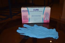 nitrile powdered free examination gloves