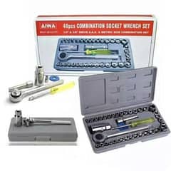 40 PCs chrome vanadium steel tool kit set. free home delivery. Order