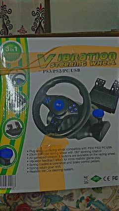 gaming wheel PS3/ PS2/ PC USB