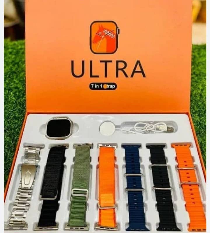 Ultra 7 Smartwatch | Versatile Style with 7 Interchangeable Straps 2