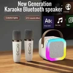 Mini Portable Bluetooth Speaker With 2 Mic Audio Integrated Microphone