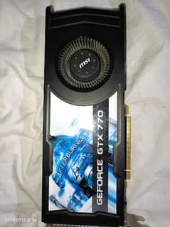 NVIDIA GeForce GTX 770  ( 2gb )