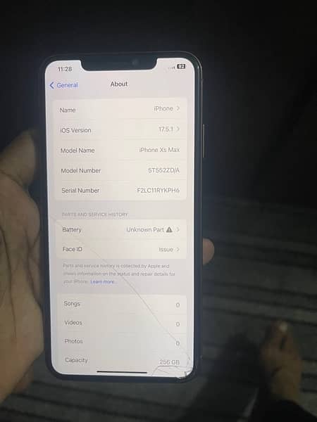 iPhone XS Max pta provide 256 gd conditions 10/8 3