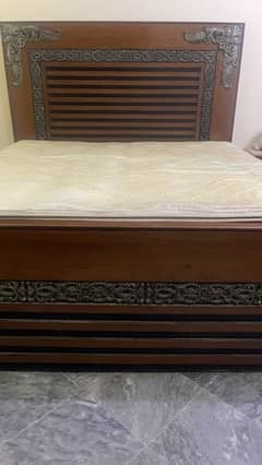 king size bed with mattress only 35000