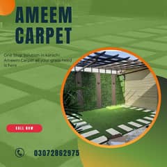 Artificial Garss Carpet At AMEEN CARPET - Bulk Roll Wall grass