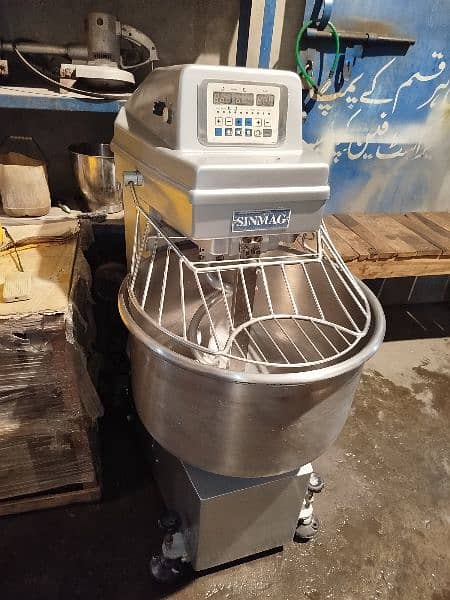 60 kg capacity dough spiral mixer machine imported 3 phase voltage 7