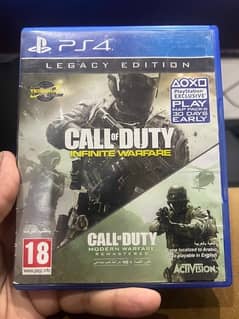 Call of duty "Infinite warfare" and Modern warfare remastered"