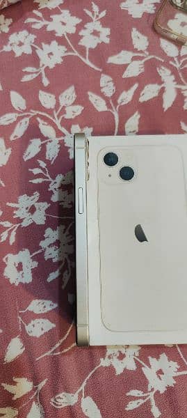 Iphone 13 white 256 GB, PTA approved, with box, no repairs, 9.5/10 4