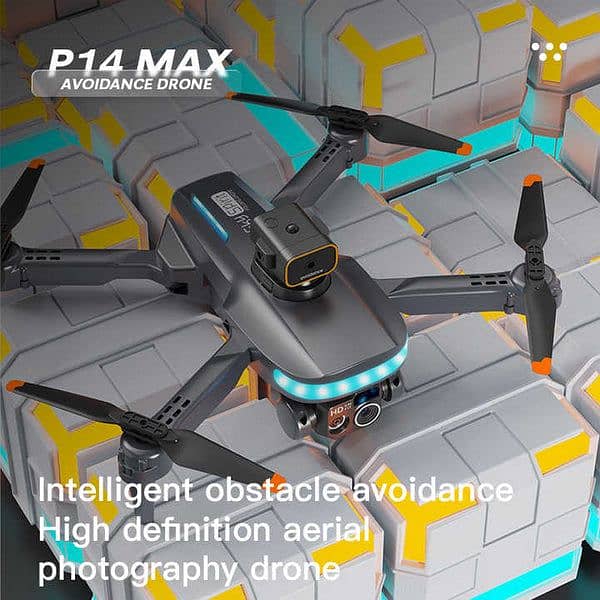 GPS Double Camera Drone P14Pro Brushless Motor Foldable camera drone 11