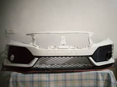 Honda civic x type r v1 bumper