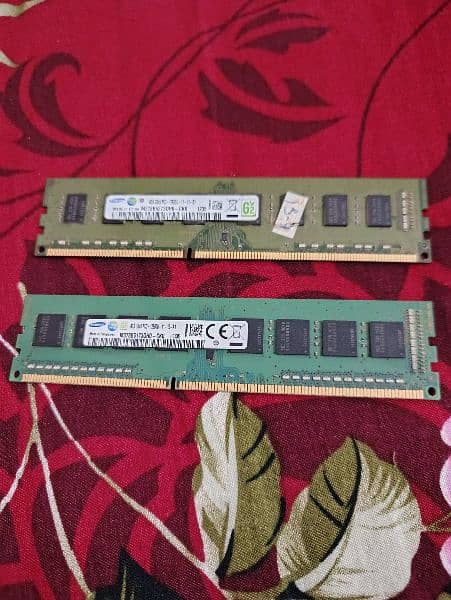 2x4 8gb ram 1600mhz ( Samsung) 1