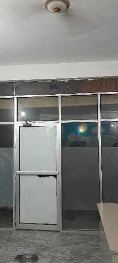 shop aluminium frame with door