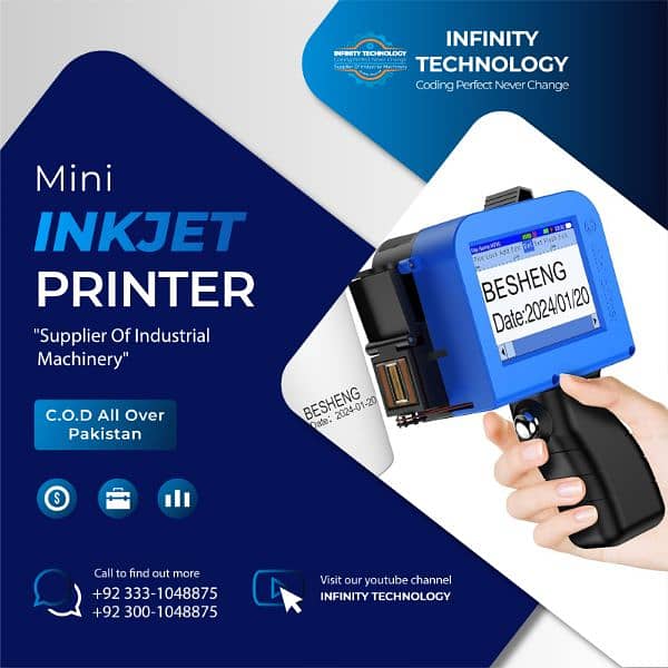 Latest Model Mini Inkjet Printer 0