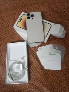 iPhone 14 pro max golden 128 gb LLA model 0