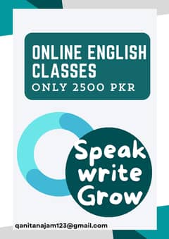 Online English Language Class, English Written and Spoken Skills