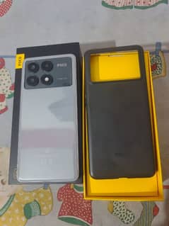 poco x6 pro 5g 12/512 with box + charger + cover 0