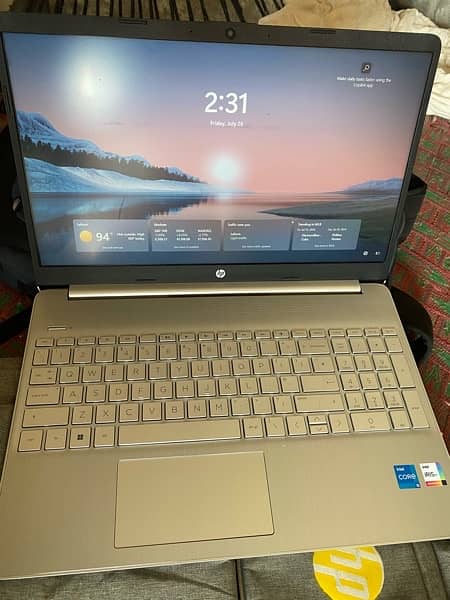 Intel Hp i5 11th Gen 15.5 New laptop for sale 1