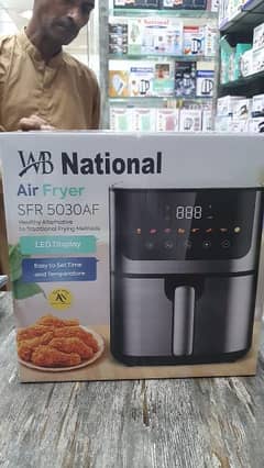 Original National LCD Touch Healthy Air Fryer - 7.0 Liter Capacity