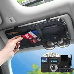 Car Sun Visor Organizer Storage Pouch Holder For Car With Multi-pockes