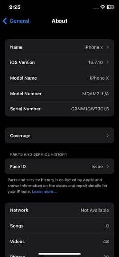 Iphone X FU 256gb PTA Approved 0