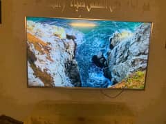 87 Inch Flat Screen 8K TV with Authenticated Samsung Software