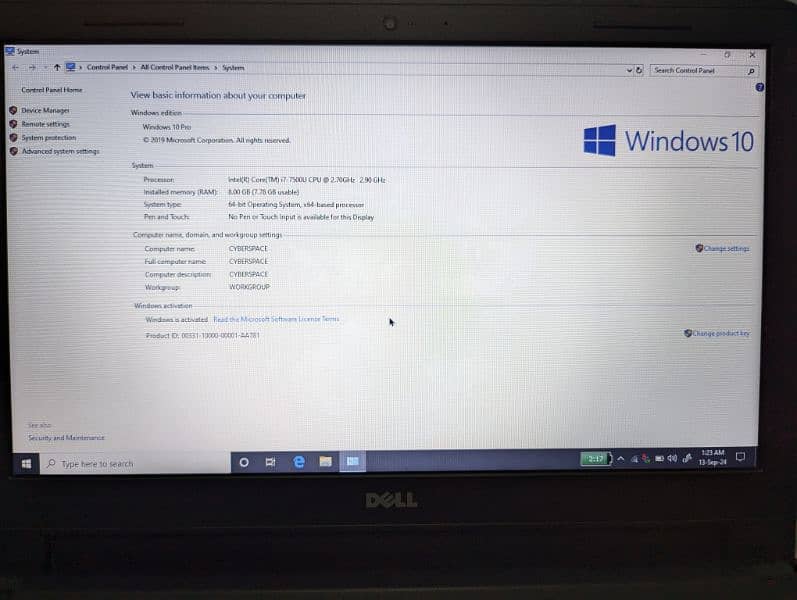 Dell Vostro-3468 i7 Gen 7 3