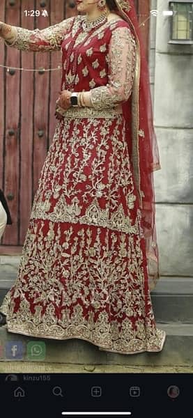 BRIDAL WEAR BARAT DAY DRESS ON SALE 1