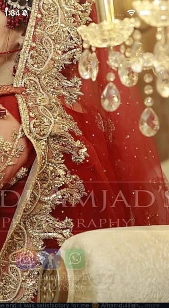 BRIDAL WEAR BARAT DAY DRESS ON SALE 4