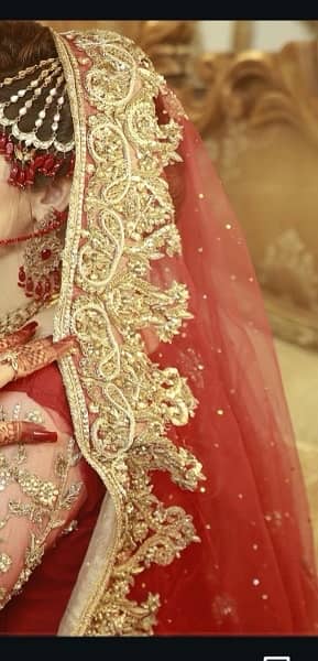 BRIDAL WEAR BARAT DAY DRESS ON SALE 6