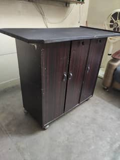 iron wooden stand Cabinet 0