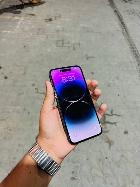 iPhone 14 pro Max non-PTA 256GB 87 health purple colour 2