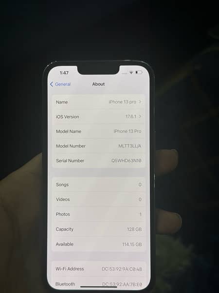 iPhone 13 pro [128GB] [PTA APPROVE] 2