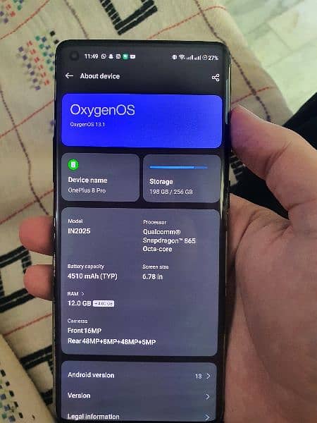 OnePlus 8 Pro 12/256 0