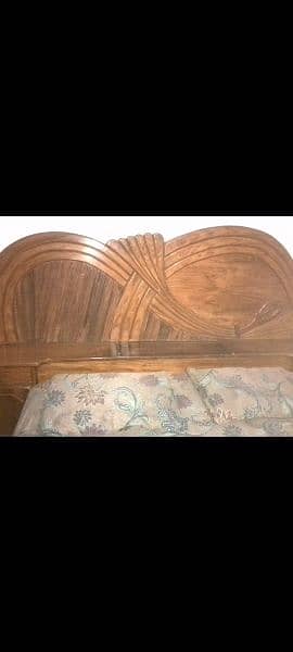 Wooden Bed, Show Case, Dressing Table and corner for sale 14