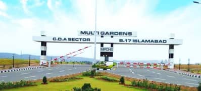 Street Corner 8 Marla Plot Available For Sale In Multi Gardens MPCHS B-17 Block F Islamabad 0