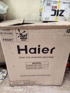 New Haier twin tub  washing machine