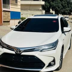 Toyota Corolla Altis 2022 WHITE WITH BLACK FULL ORIGINAL