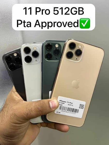 IPHONE 11 PRO 512GB PTA APPROVED 0