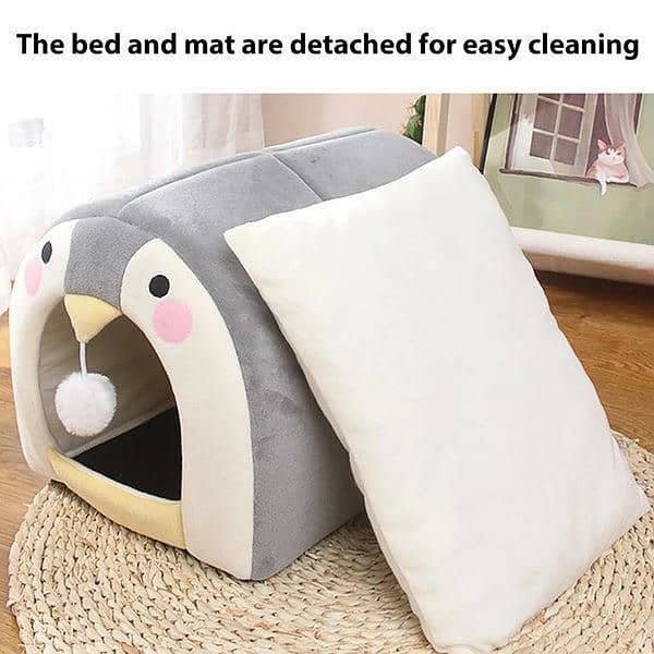 Penguin Pet House For Cats 2