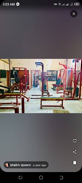 All gym machines for sell with dumble plates rods and other equipment 0